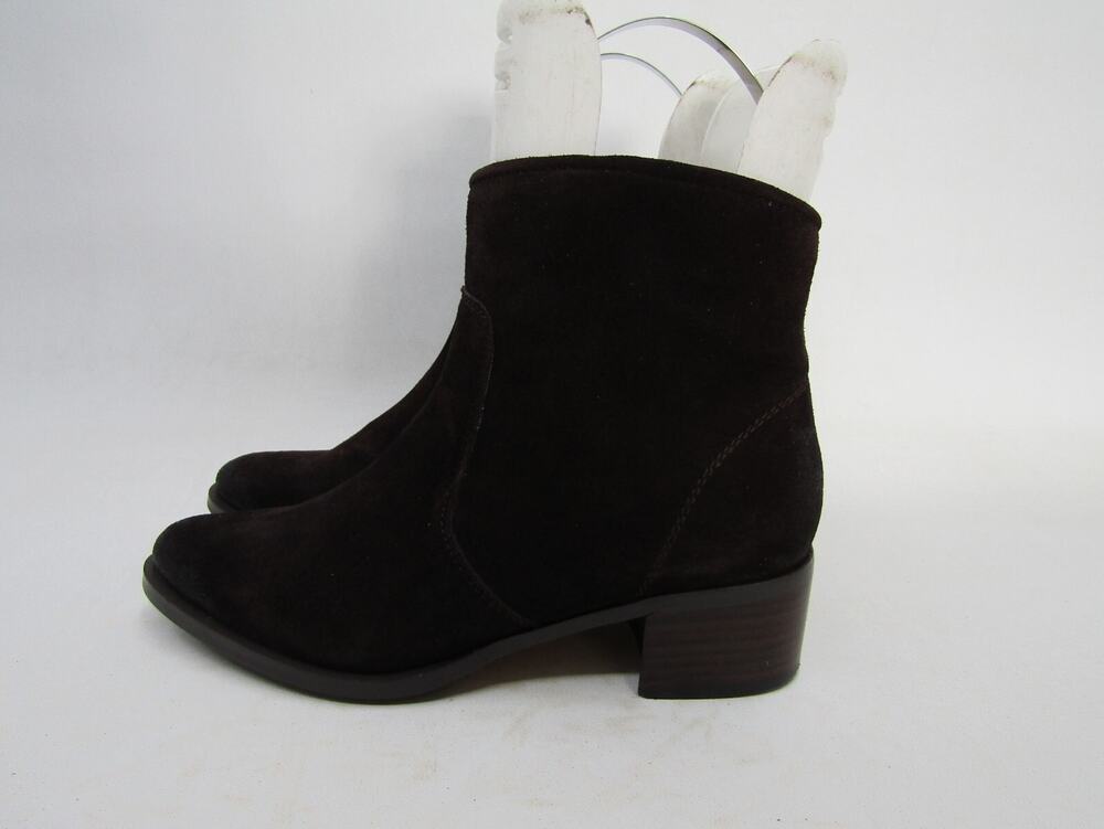 Corso Como Womens Size 6 M Brown Suede Zip Fashion Ankle Boots